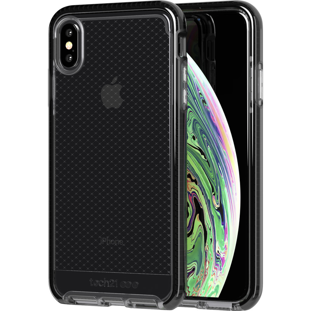 Tech21 Evo Check Apple Iphone Xs Max Back Cover Zwart tech21 kopen in de aanbieding