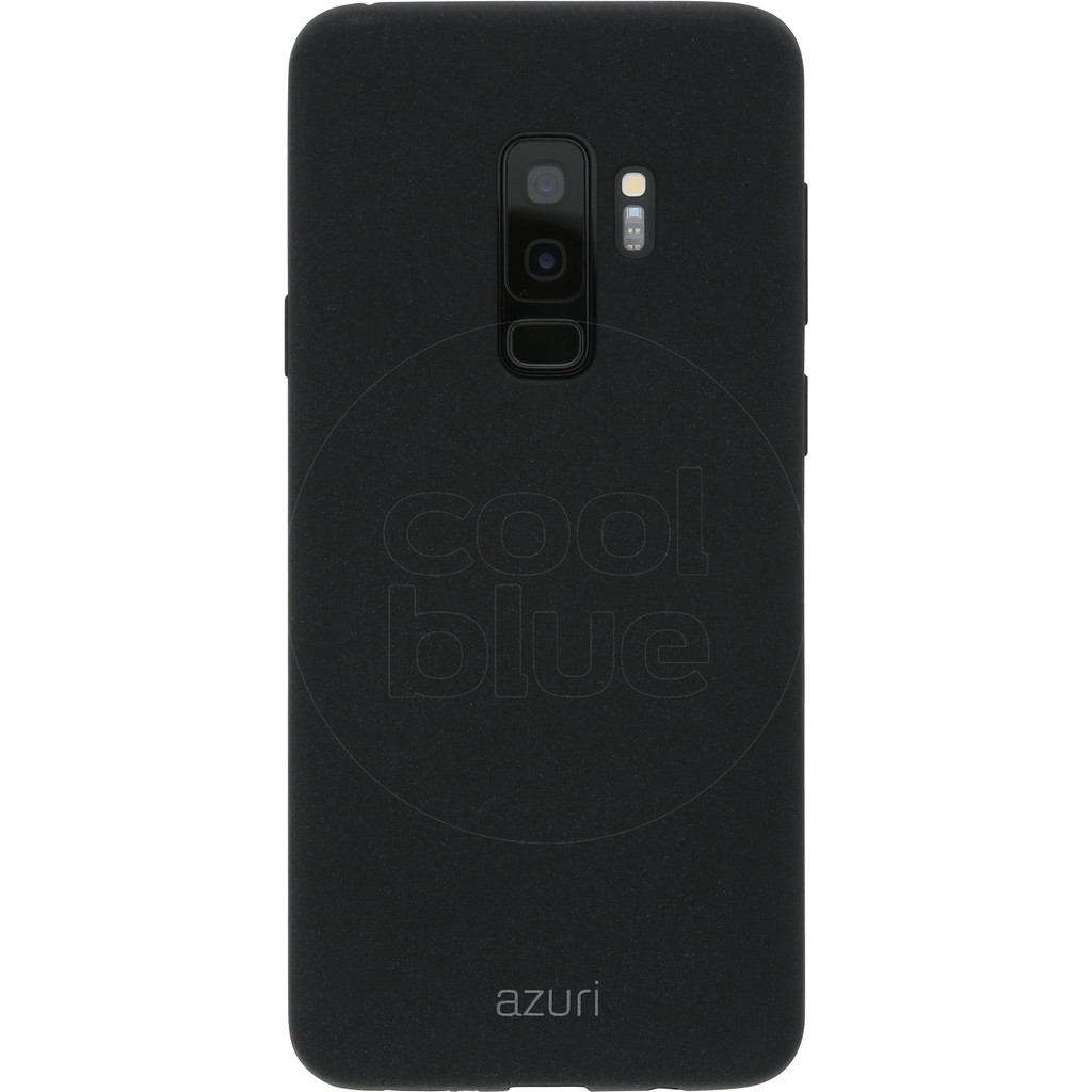 Azuri Flexible Sand Samsung Galaxy S9 Plus Back Cover Zwart azuri kopen in de aanbieding
