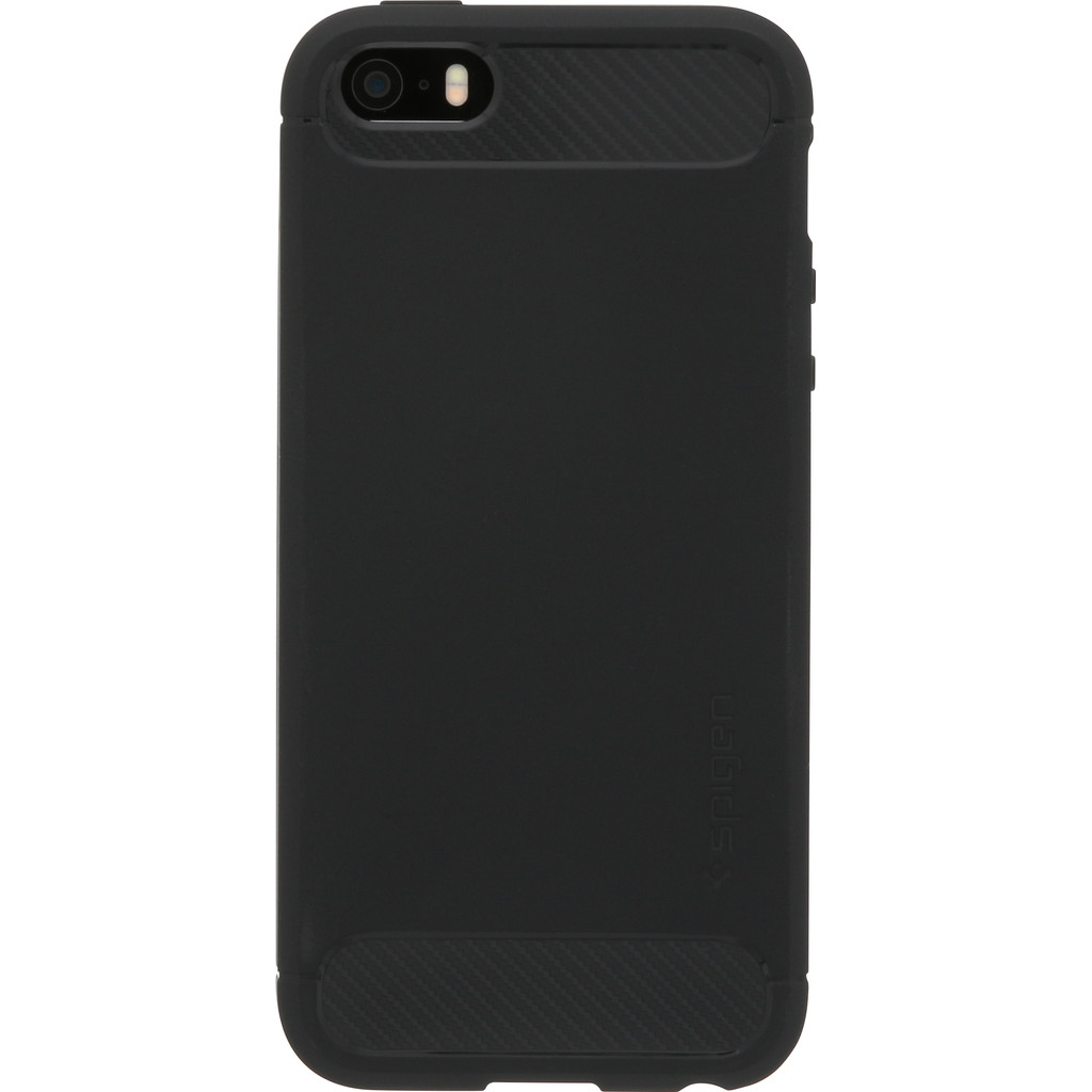 Spigen Rugged Armor Apple Iphone 55S5Se Zwart spigen kopen in de aanbieding