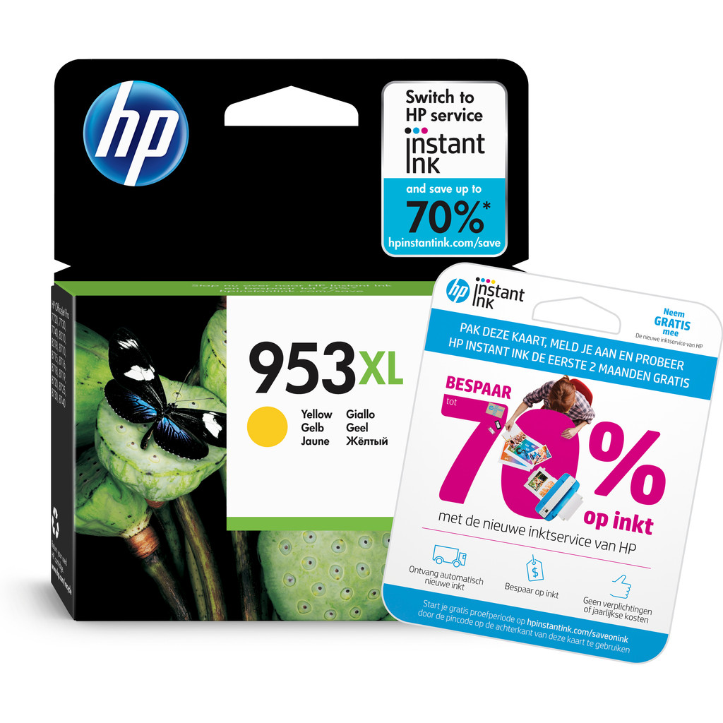 Hp 953Xl Cartridge Geel F6U18Ae hp kopen in de aanbieding