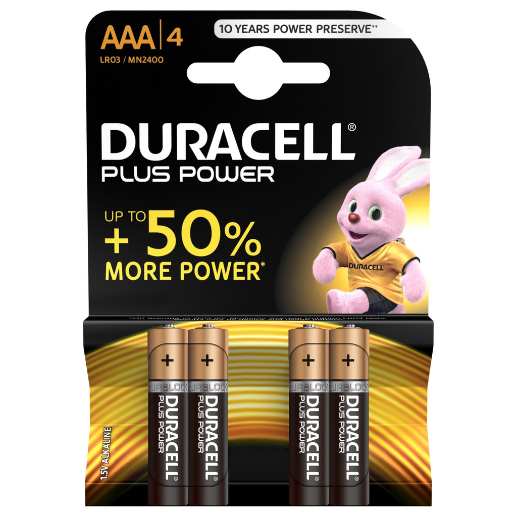 Duracell Plus Power Alkaline Aaa Batterijen 4 Stuks duracell kopen in de aanbieding Duracell Plus Power Alkaline Aaa Batterijen 4 Stuks duracell kopen in de aanbieding