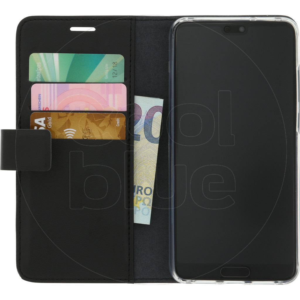Azuri Wallet Magneet Huawei P20 Book Case Zwart azuri kopen in de aanbieding