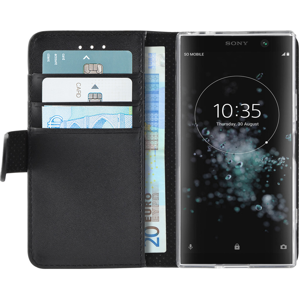 Azuri Wallet Magneet Sony Xperia Xa2 Plus Book Case Zwart azuri kopen in de aanbieding