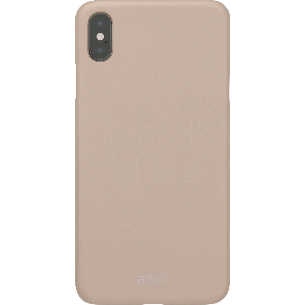 Azuri Metallic Soft Touch Apple Iphone Xs Max Back Cover Goud azuri kopen in de aanbieding