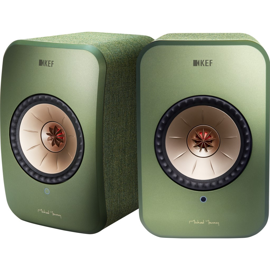 KEF LSX wireless stereo systeem Groen
