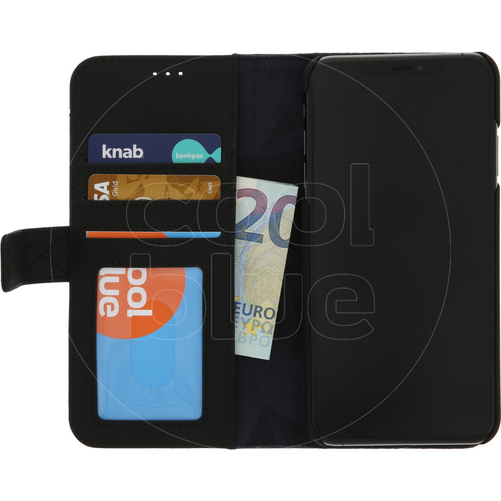 Decoded 2 In 1 Leather Wallet Apple Iphone Xs Max Book Case Zwart decoded kopen in de aanbieding