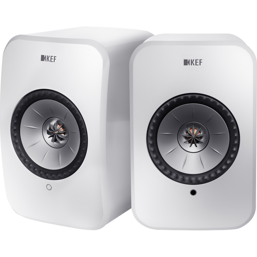 KEF LSX wireless stereo systeem Wit