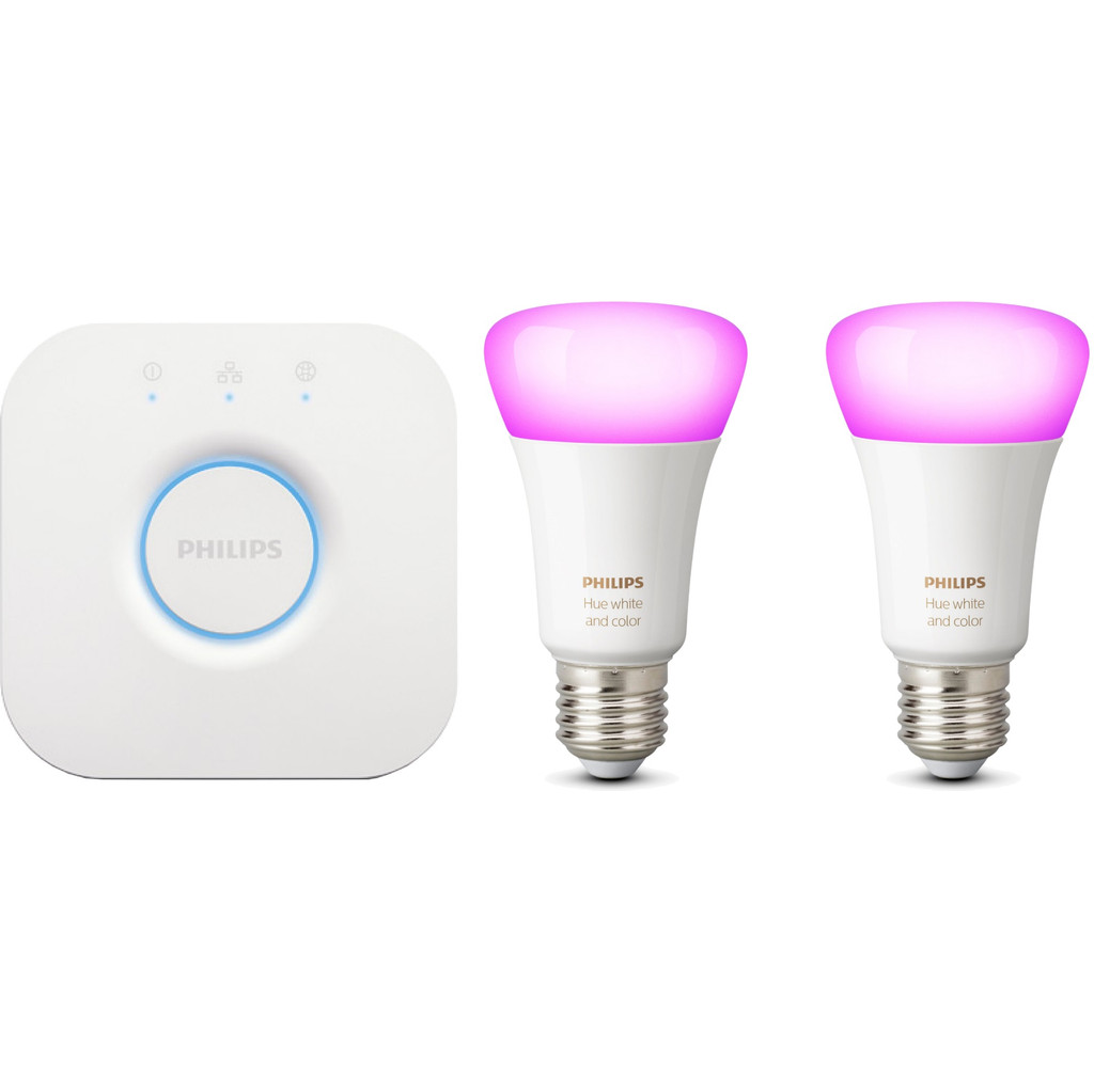Philips Hue White Color Duopack Inclusief Bridge philips kopen in de aanbieding Philips Hue White Color Duopack Inclusief Bridge philips kopen in de aanbieding