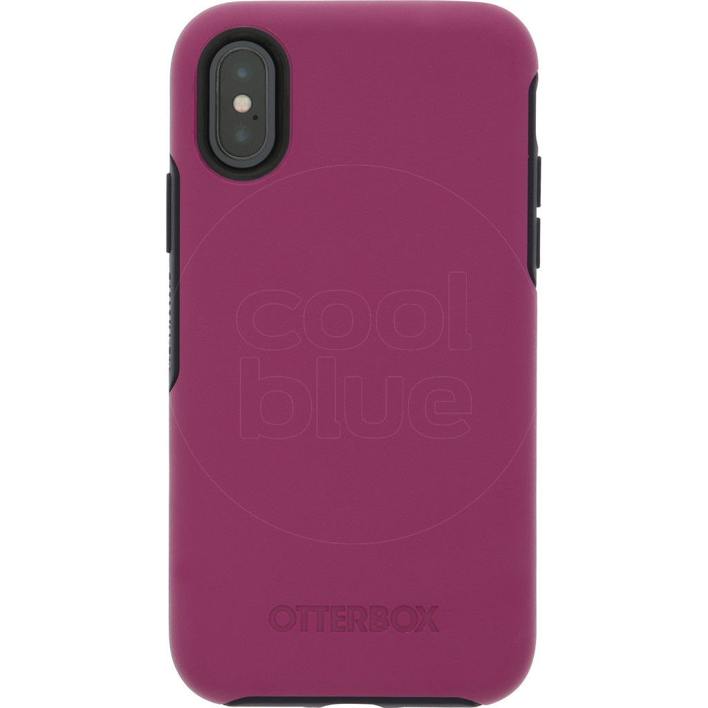 Otterbox Symmetry Apple Iphone X Back Cover Paars otterbox kopen in de aanbieding