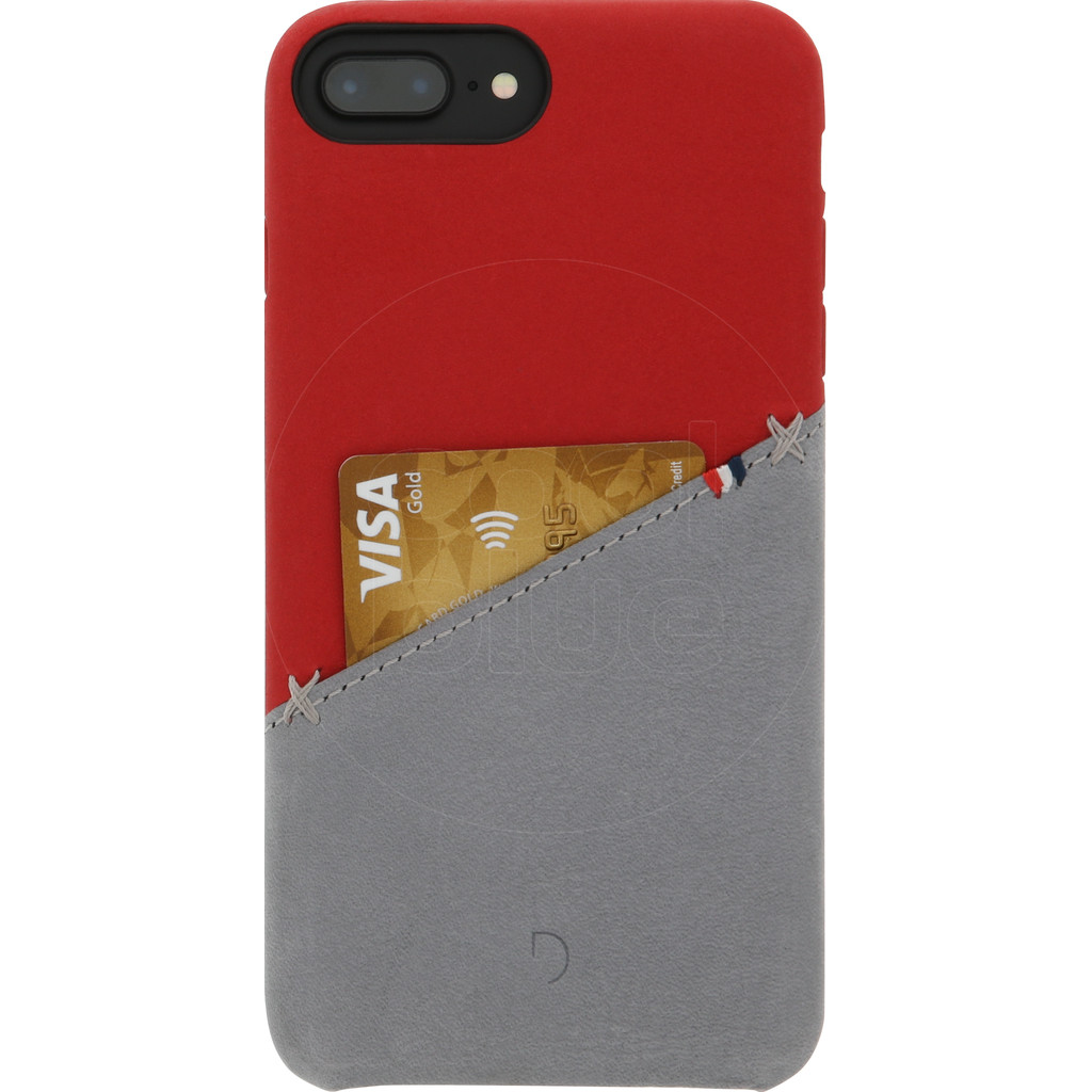 Decoded Leather Snap On Apple Iphone 6 Plus6S Plus7 Plus8 Plus Back Cover Rood decoded kopen in de aanbieding
