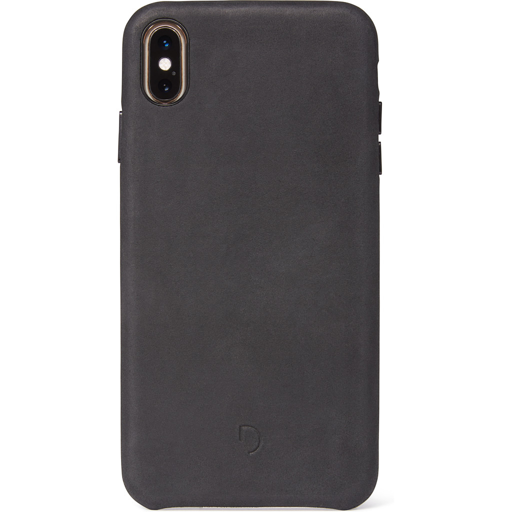Decoded Leather Iphone Xs Max Back Cover Zwart decoded kopen in de aanbieding