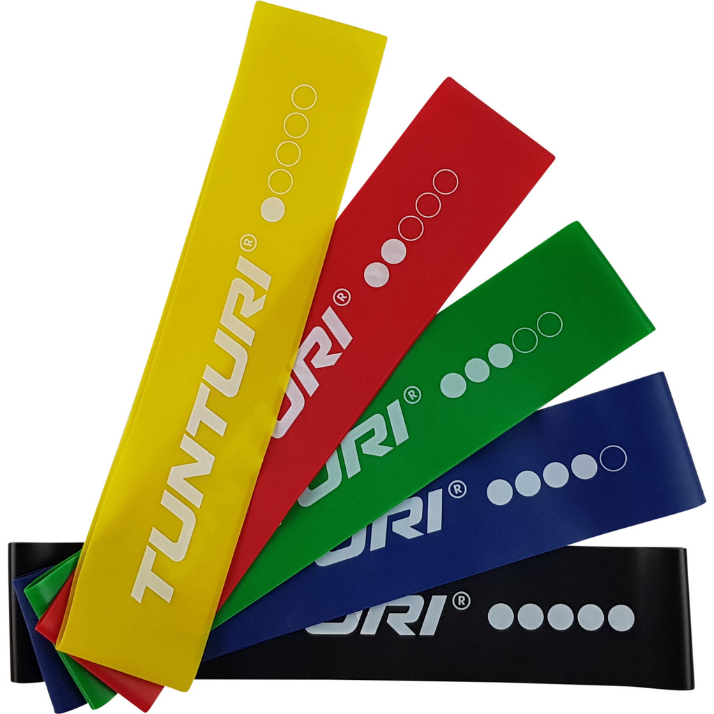 Tunturi Mini Resistance Band Set 5Stuks tunturi kopen in de aanbieding Tunturi Mini Resistance Band Set 5Stuks tunturi kopen in de aanbieding