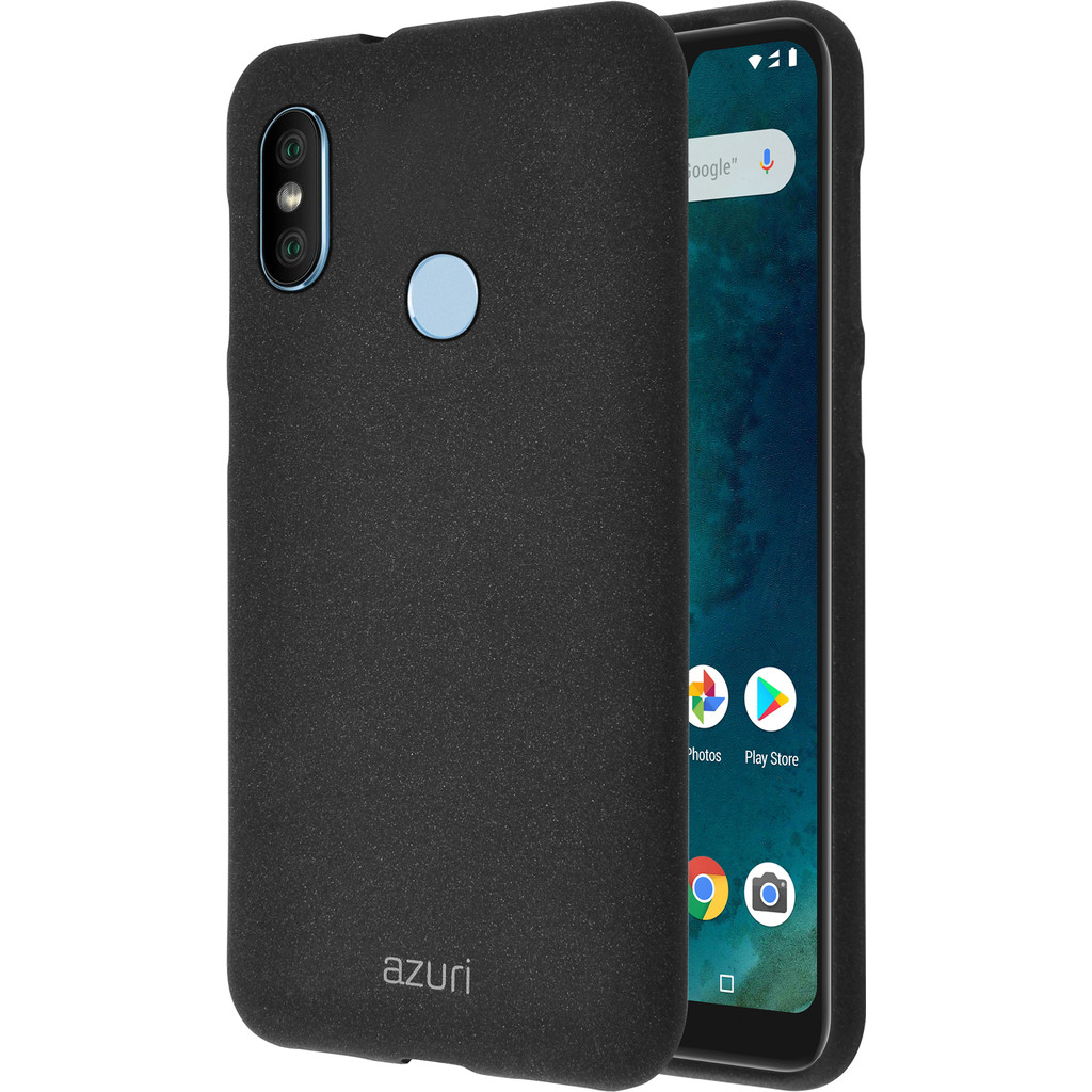 Azuri Flexible Sand Xiaomi Mi A2 Lite Back Cover Zwart azuri kopen in de aanbieding