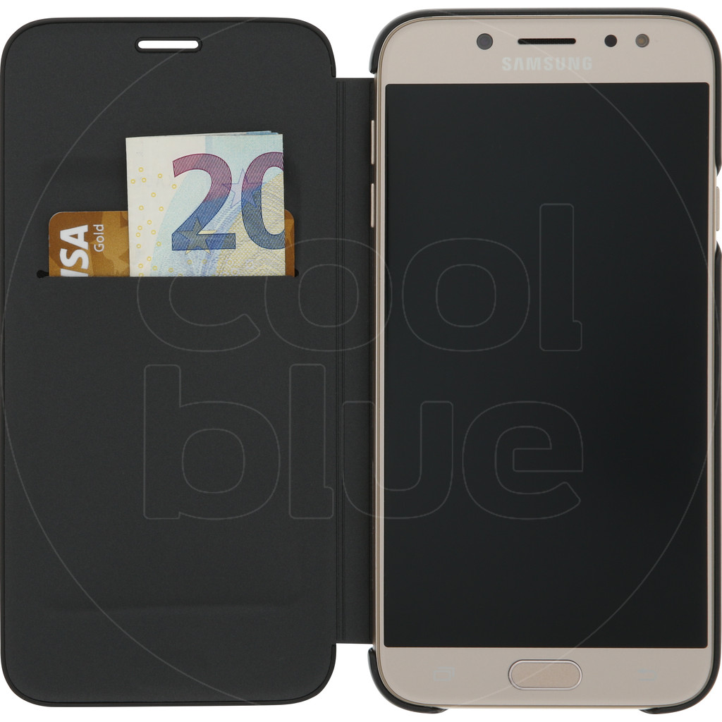 Samsung Galaxy J7 2017 Wallet Book Case Zwart samsung kopen in de aanbieding