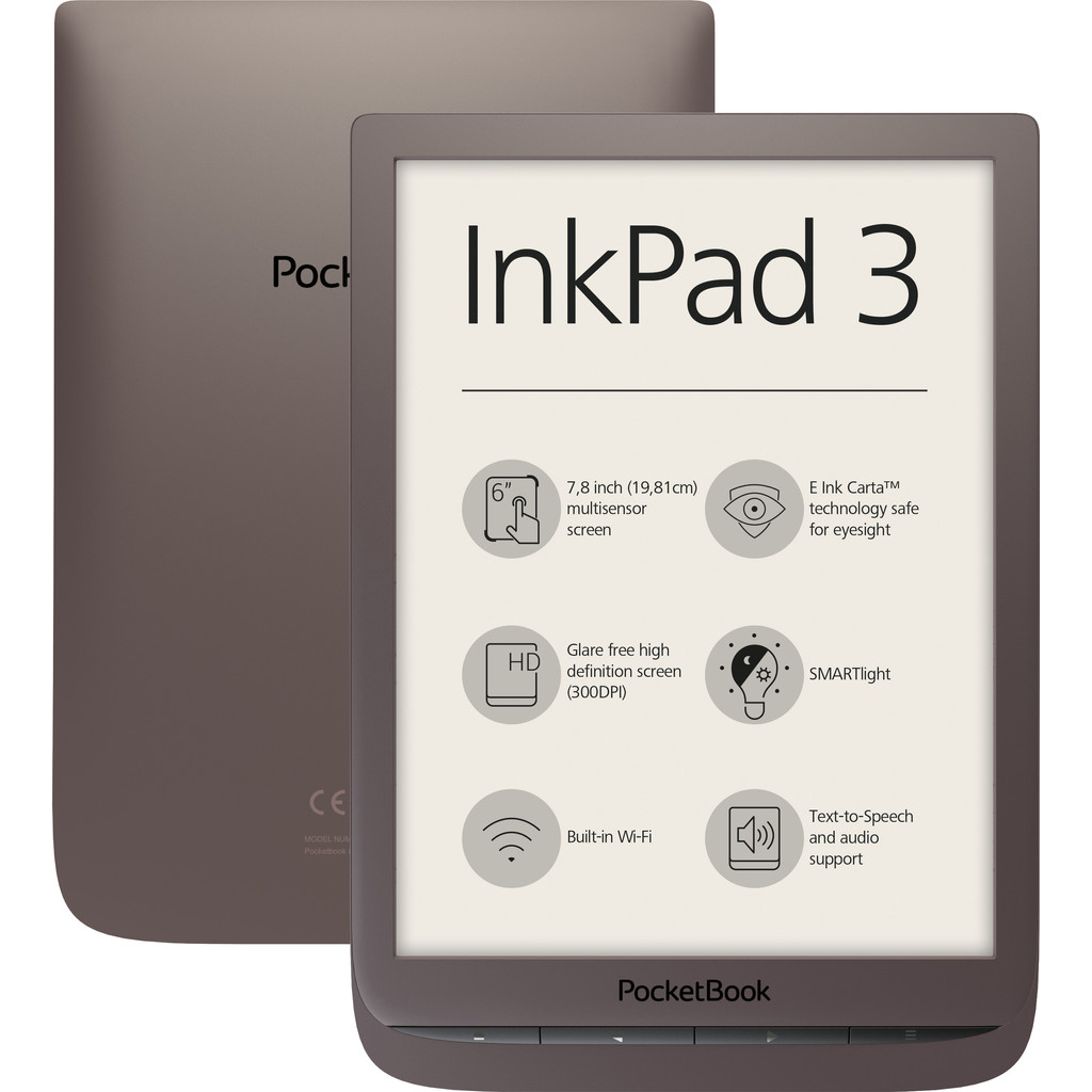 Pocketbook Inkpad 3 Bruin pocketbook kopen in de aanbieding Pocketbook Inkpad 3 Bruin pocketbook kopen in de aanbieding
