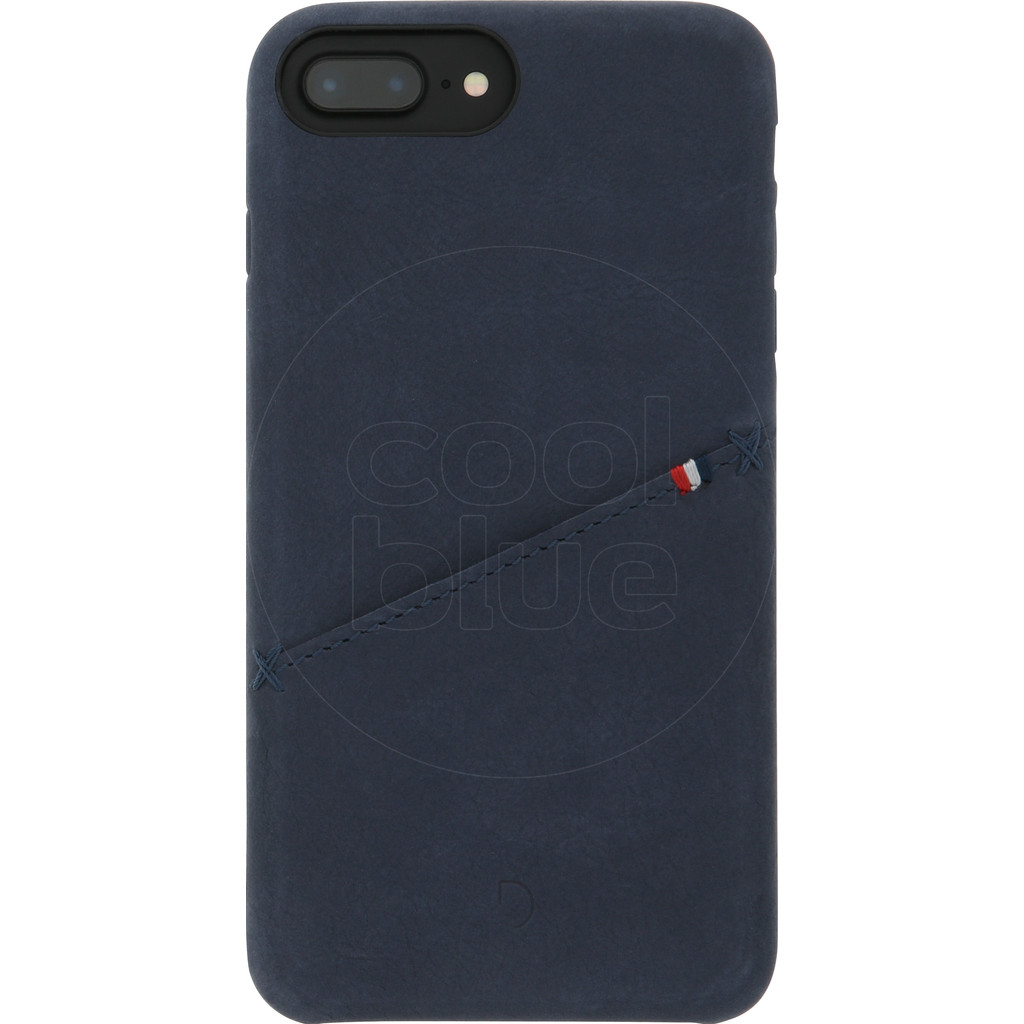Decoded Leather Iphone 8 Plus 7 6S 6 Back Cover Zwart decoded kopen in de aanbieding