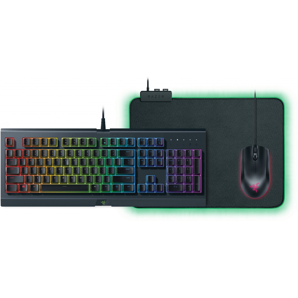 Razer Cynosa Toetsenbord En Muis Bundel Qwerty razer kopen in de aanbieding