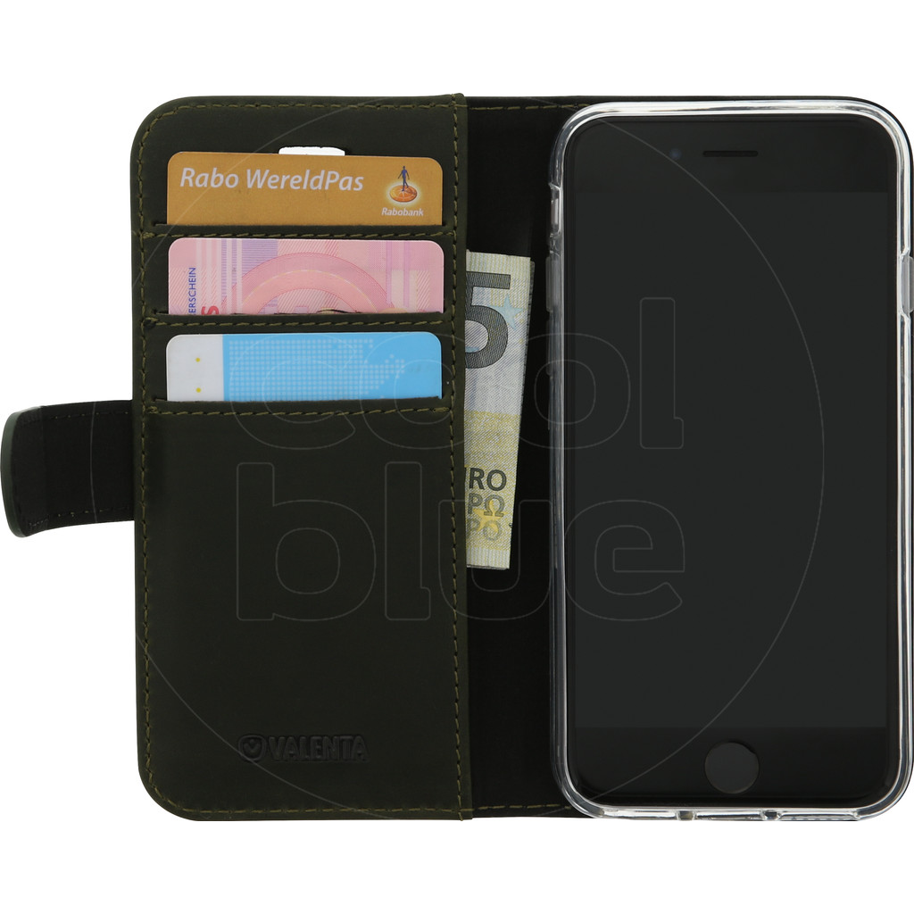 Valenta Booklet Classic Luxe Vintage Apple Iphone 66S78 Book Case Groen valenta kopen in de aanbieding