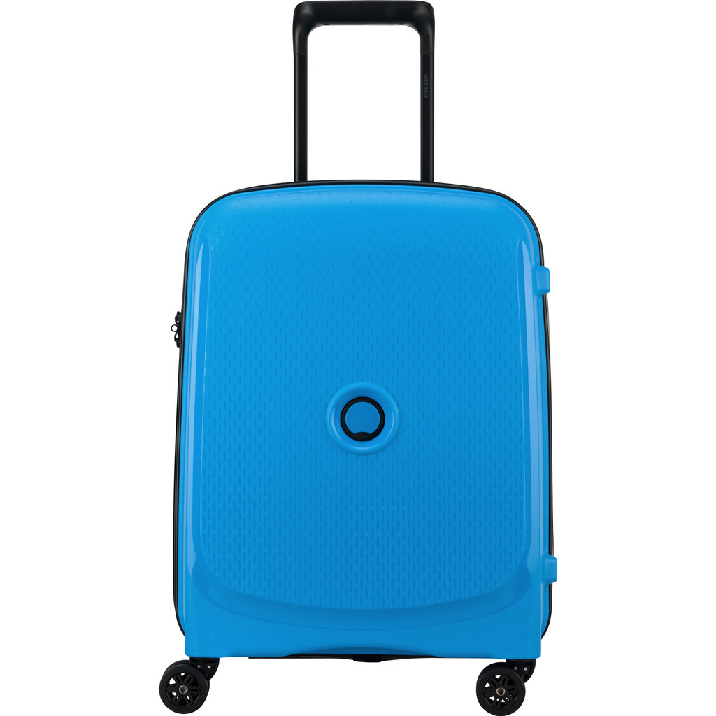 Delsey Belmont Plus Slim Spinner 55Cm Metallic Blauw delsey kopen in de aanbieding