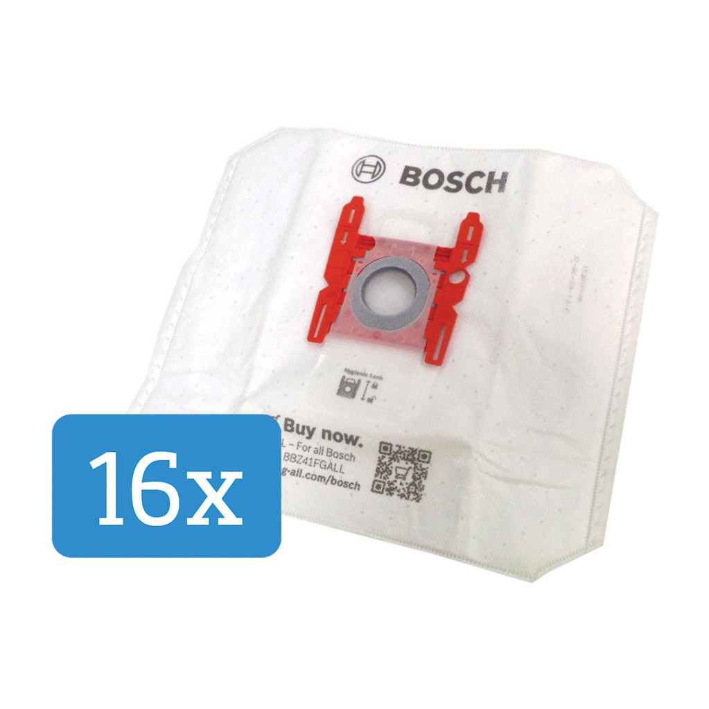 Bosch Bbz16Gall Stofzuigerzak 16 Stuks bosch kopen in de aanbieding