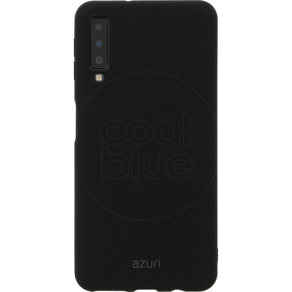 Azuri Flexible Sand Samsung Galaxy A7 2018 Back Cover Zwart azuri kopen in de aanbieding