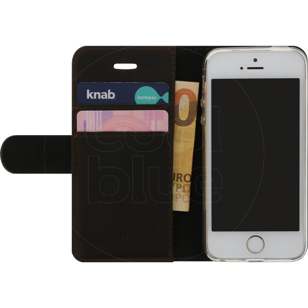 Valenta Booklet Classic Vintage Apple Iphone 55Sse Bruin valenta kopen in de aanbieding