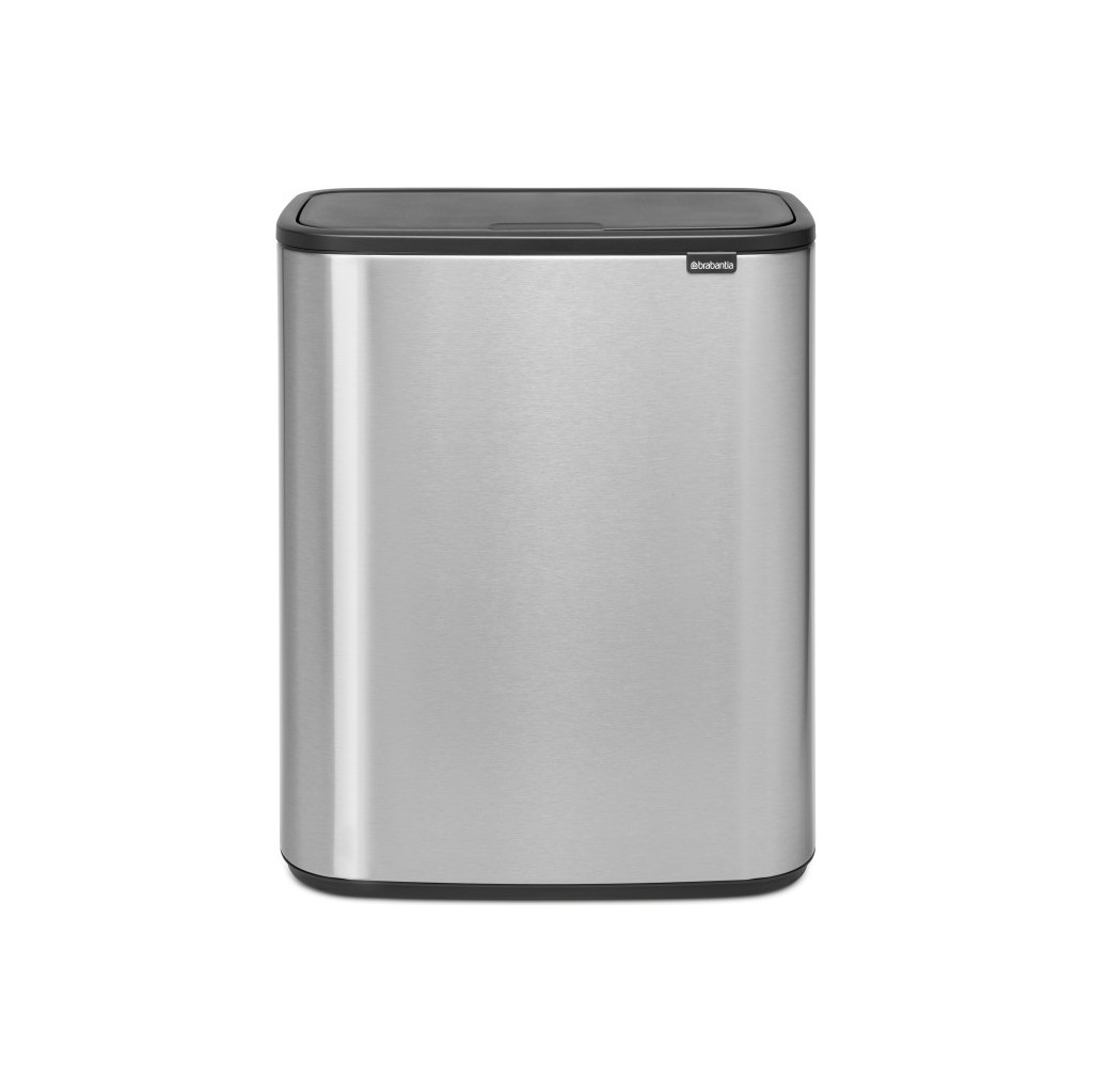 Brabantia Bo Touch Bin 2 x 30 Liter Staal Vingerafdruk Proof