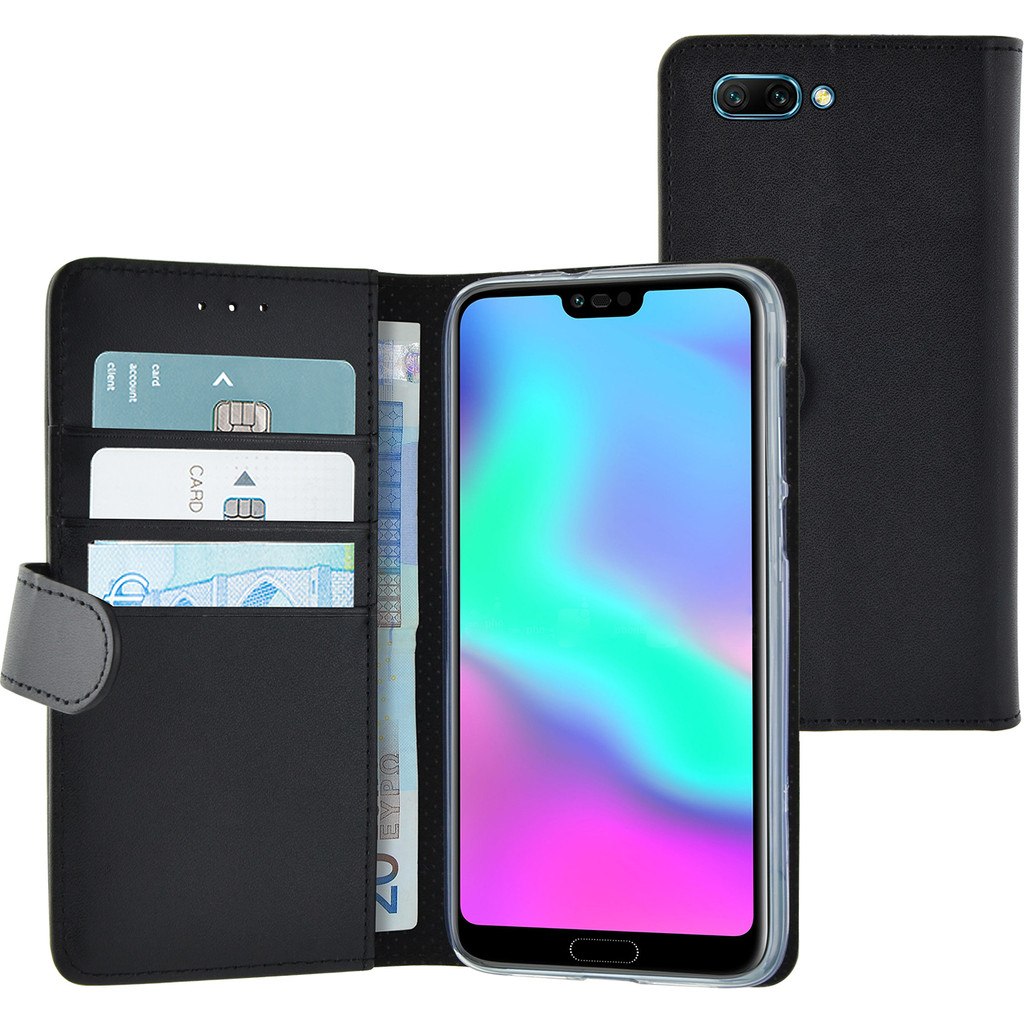 Azuri Wallet Magneet Honor 10 Book Case Zwart azuri kopen in de aanbieding