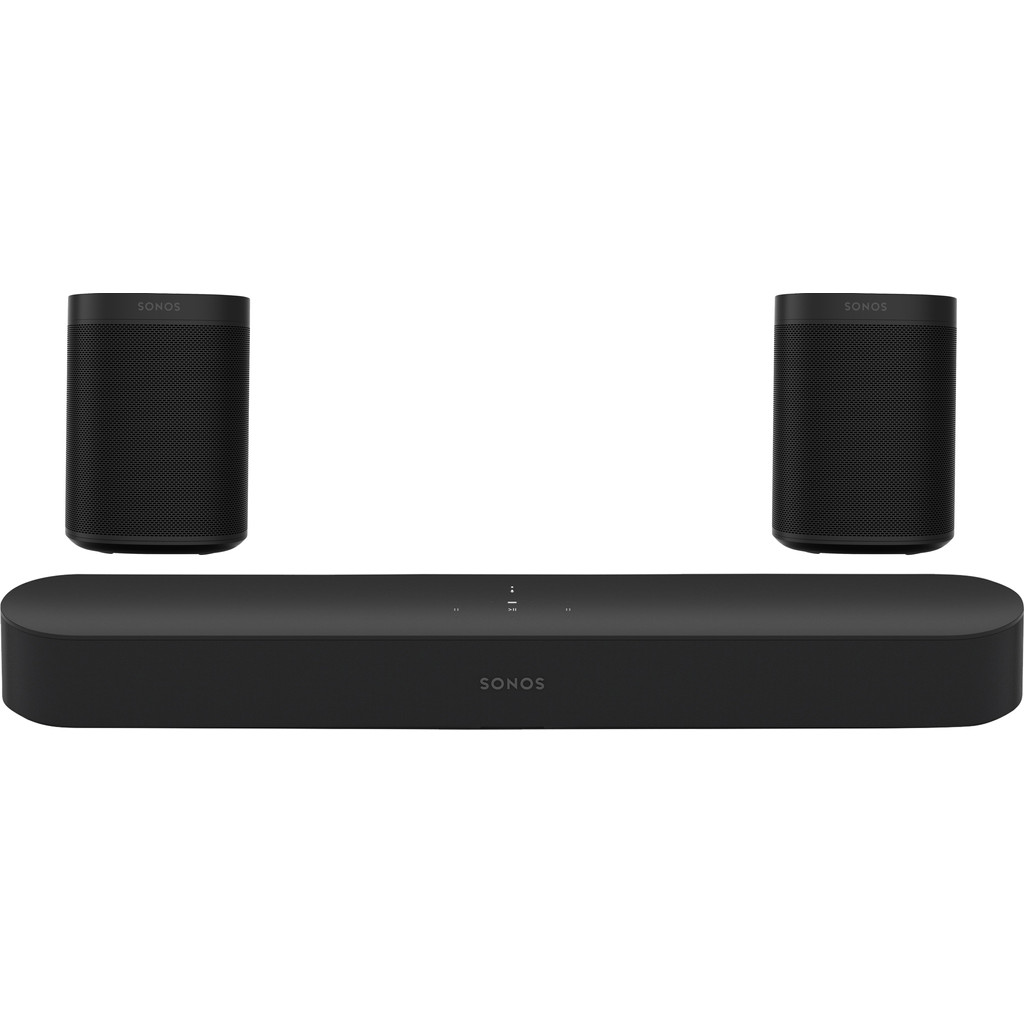 Sonos 50 Beam One 2X Zwart sonos kopen in de aanbieding