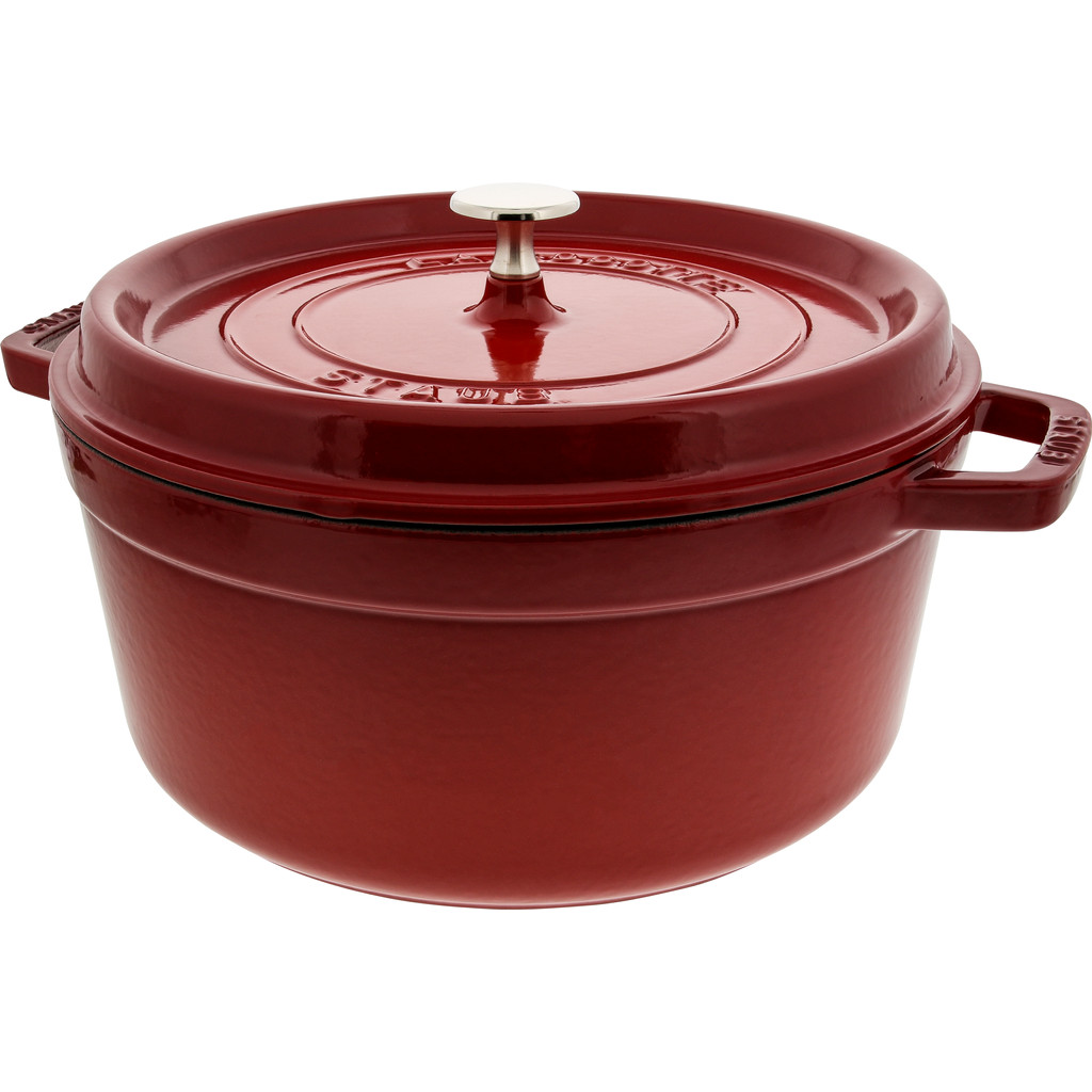 Staub Ronde Stoof Braadpan 26 Cm Kers staub kopen in de aanbieding Staub Ronde Stoof Braadpan 26 Cm Kers staub kopen in de aanbieding