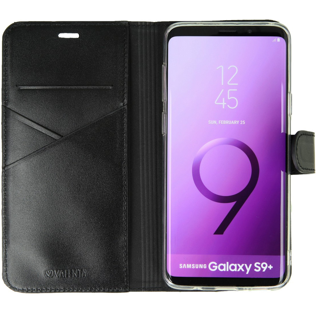 Valenta Booklet Premium Galaxy S9 Plus Book Case Zwart valenta kopen in de aanbieding