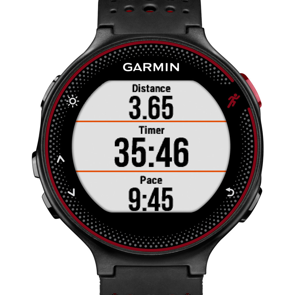 Garmin Forerunner 235 HRM Zwart Marsala rood
