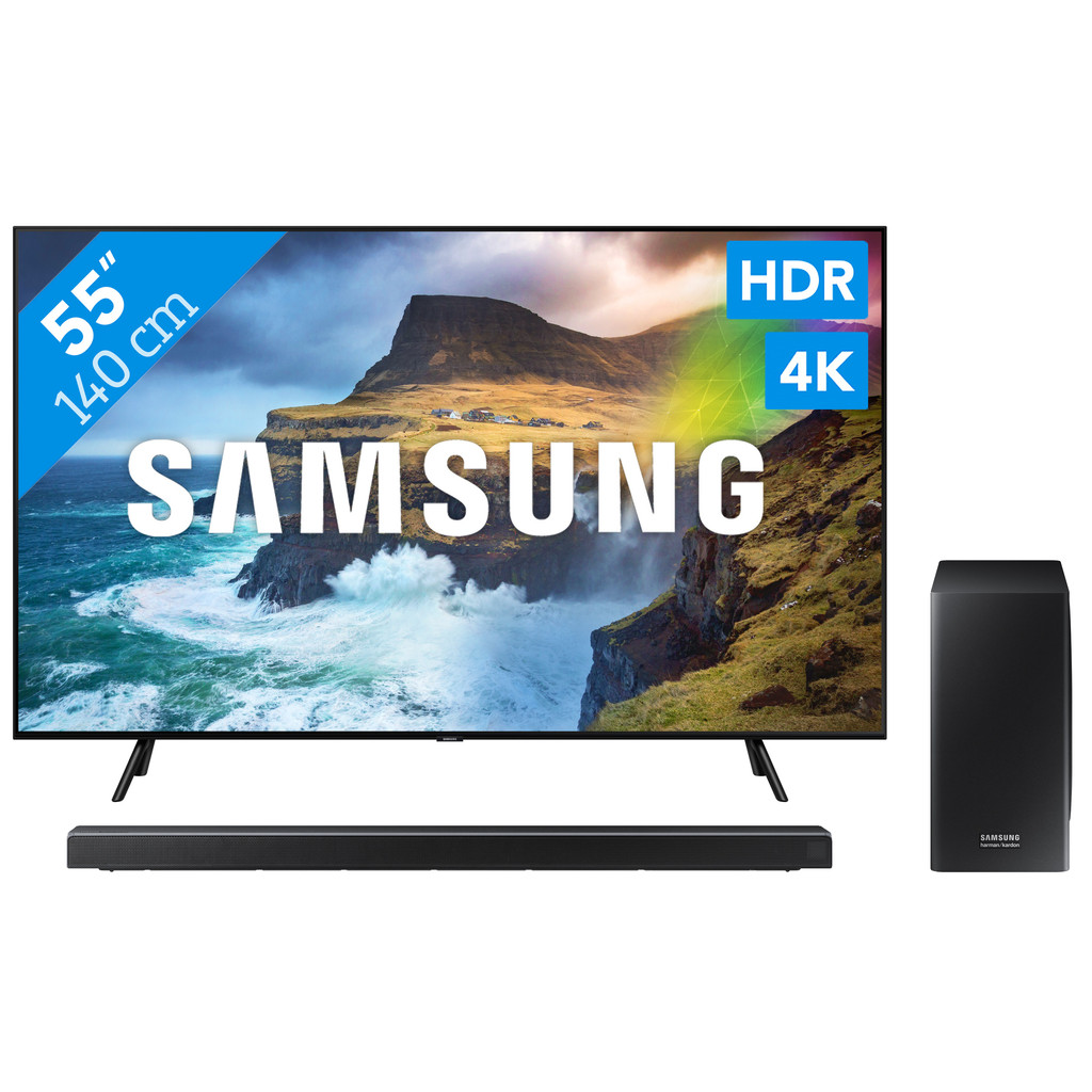 Samsung QE55Q70R - QLED + Soundbar