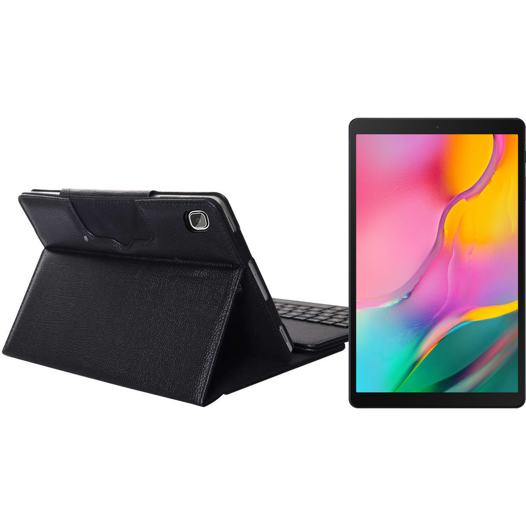 Samsung Galaxy Tab A 10 1 Wifi 32 GB Zwart Just in Case Keyboard Book Case
