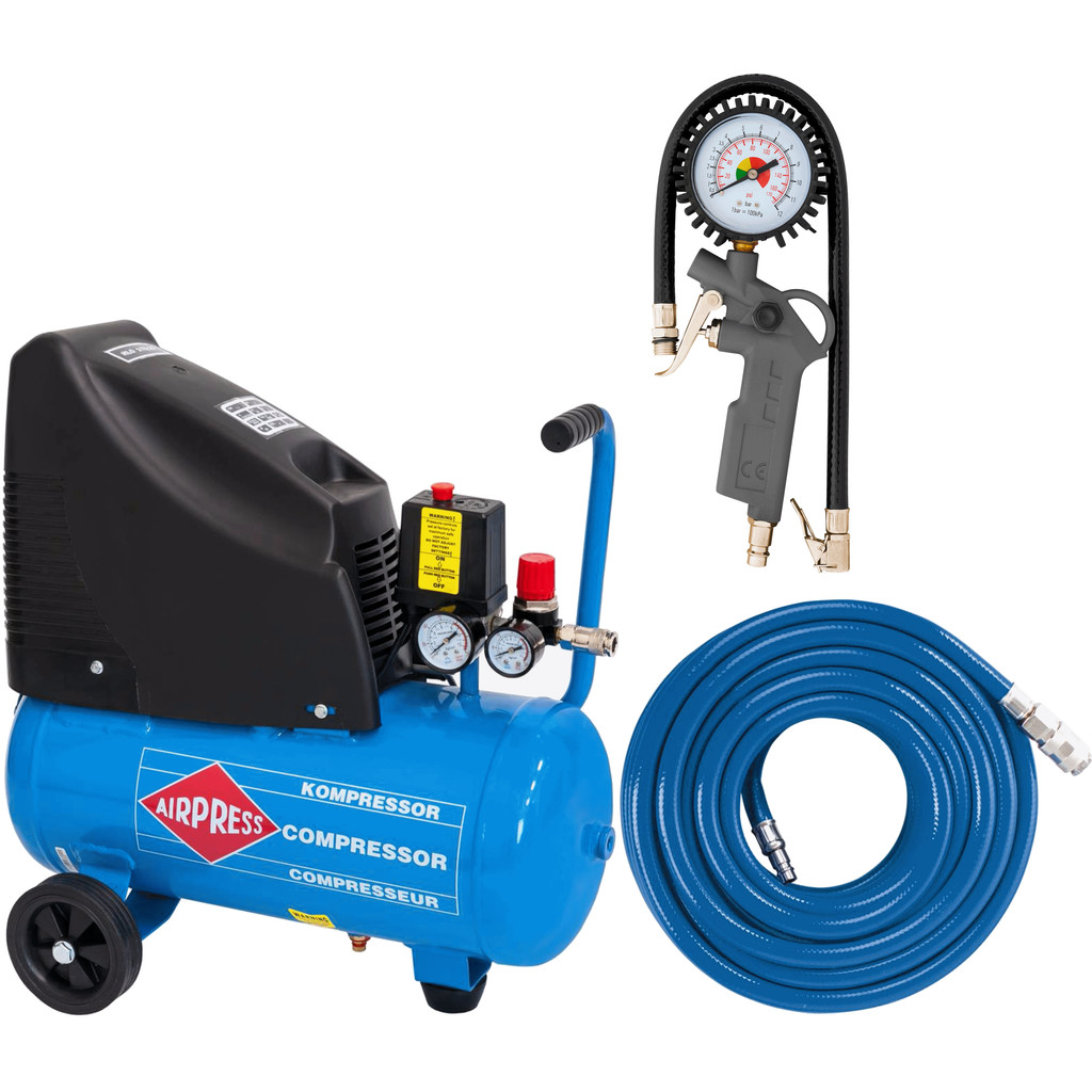 Airpress HLO 215 25 15m luchtslang en bandenvulpistool