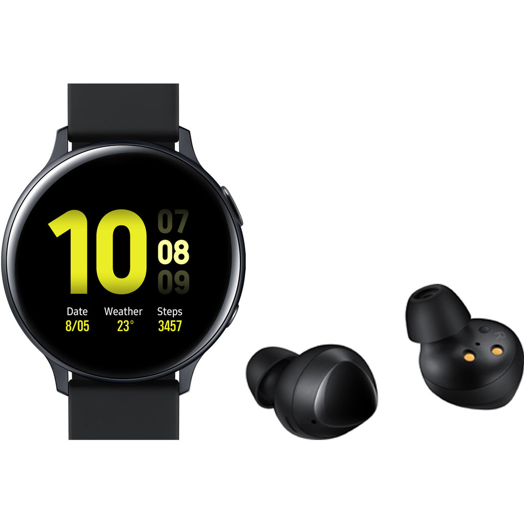 Samsung Galaxy Watch Active2 Zwart 40 mm Samsung Galaxy Buds Zwart