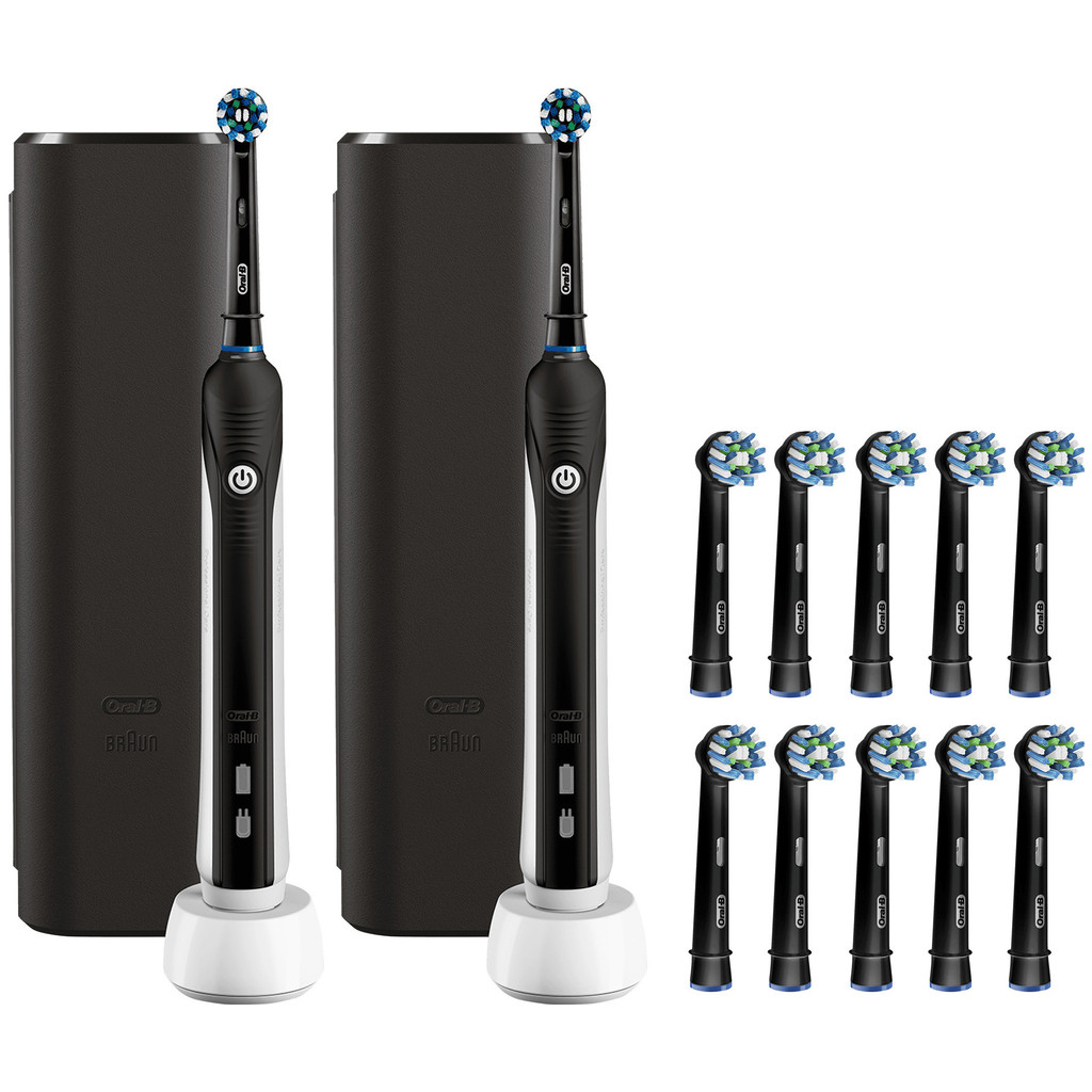 Oral B Pro 2 2500 Duo Pack Zwart Cross Action