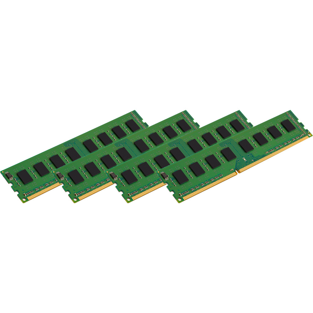 Kingston ValueRAM 8GB DDR3 DIMM 1600 MHz Four Pack