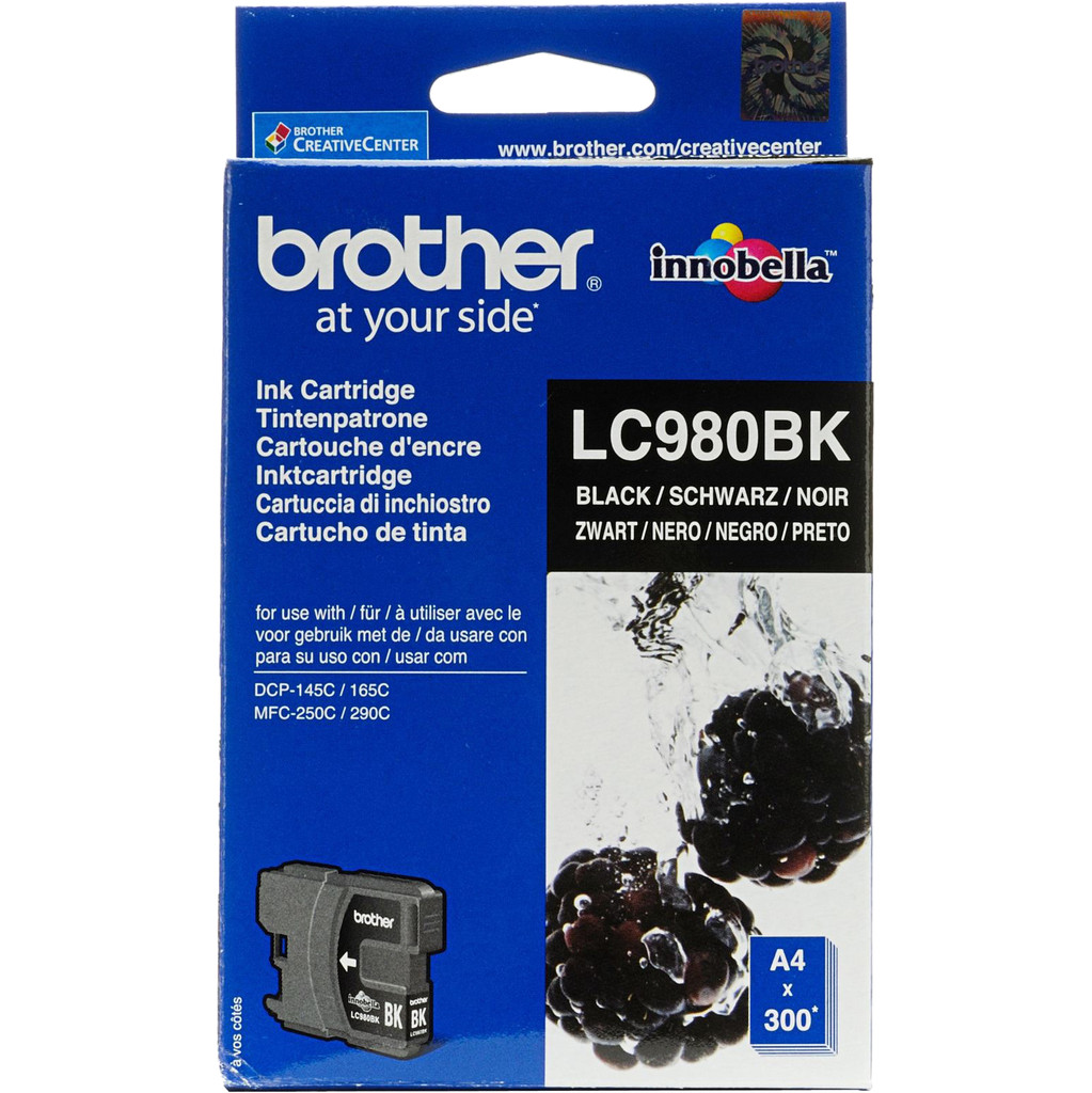 Brother LC-980 Cartridge Zwart