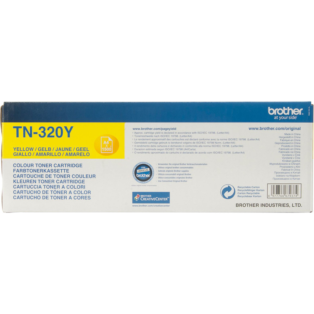 Brother TN-320 Toner Geel