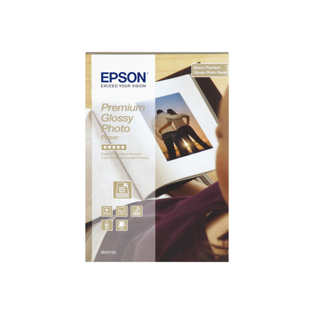 Afbeelding van product Epson Premium Glossy Fotopapier 10 x 15 (40 Vellen)