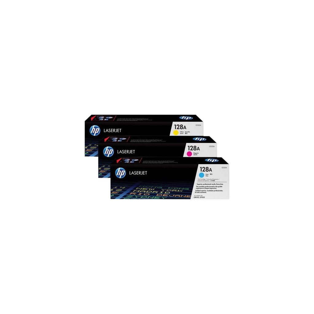 HP 128A Toners Combo Pack