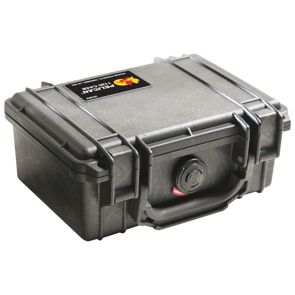 Pelicase 1120 zwart met plukschuim