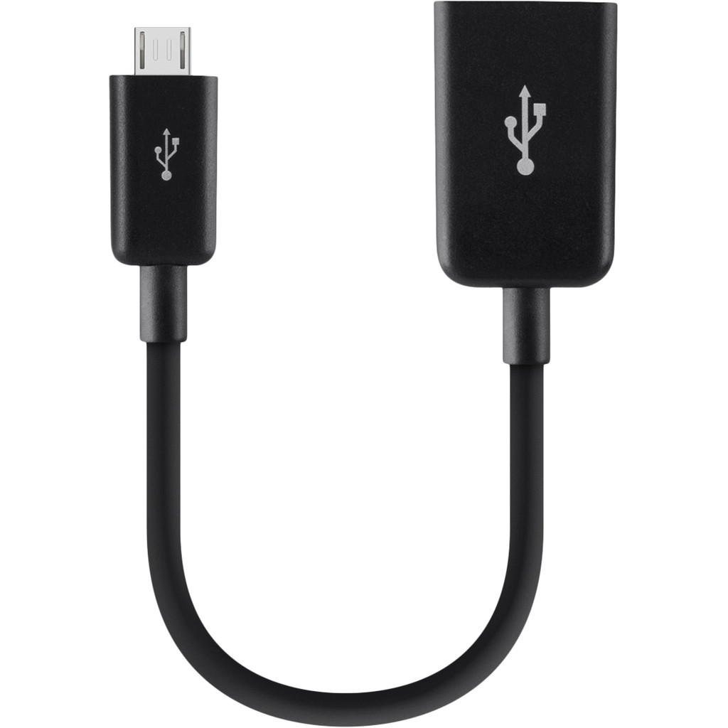 Belkin OTG Adapter MicroUSB naar USB Zwart