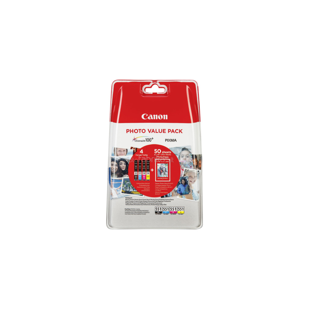 Canon CLI-551 Value Pack