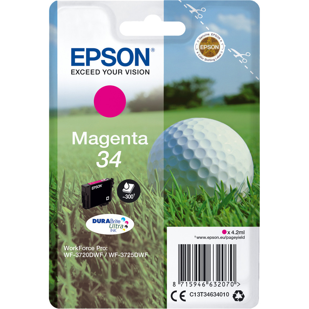 Epson 34 Cartridge Magenta