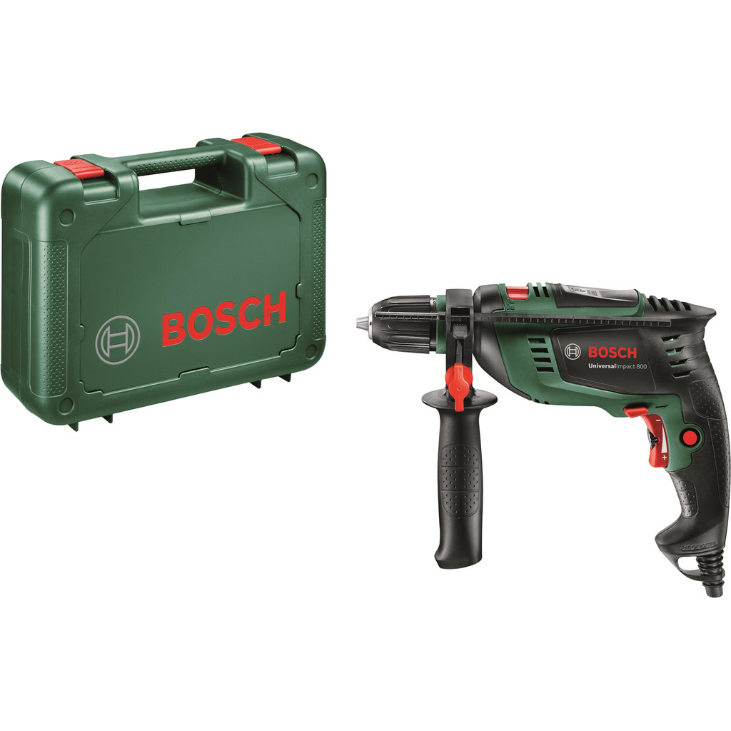 Afbeelding van product Bosch Groen  UniversalImpact 800 Klopboormachine in koffer - 800W