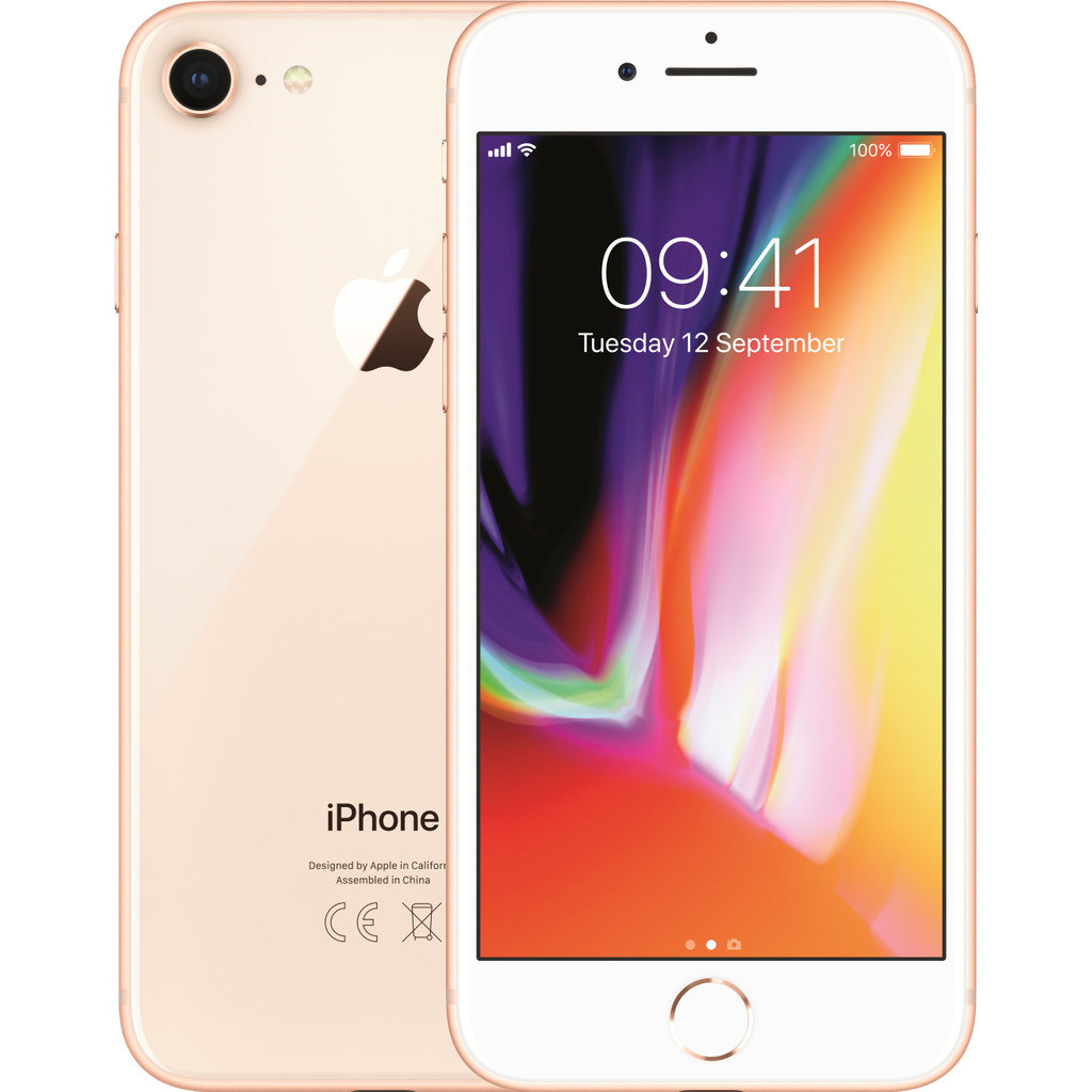 Apple iPhone 8 64GB Goud-64 GB opslagcapaciteit 4,7 inch Retina HD scherm iOS 13