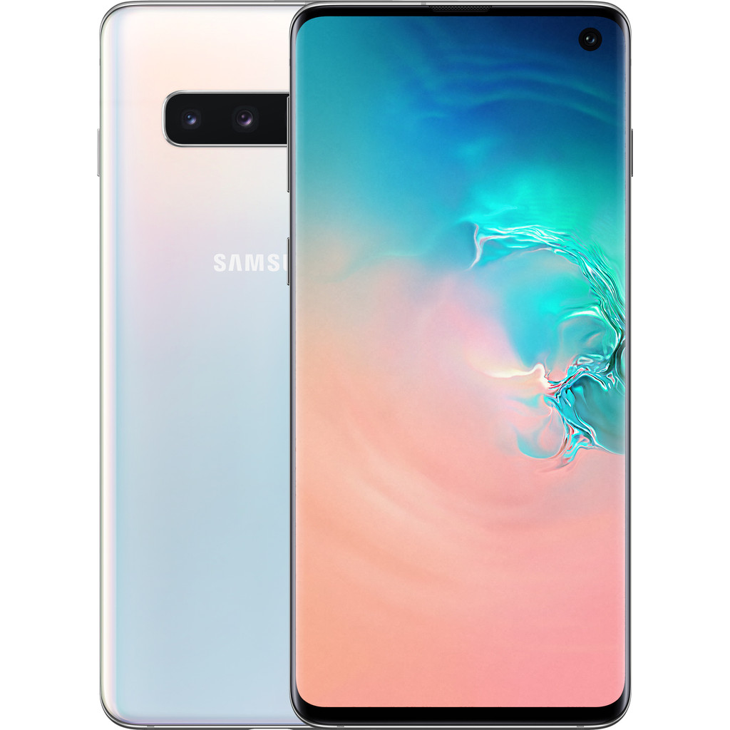 Samsung Galaxy S10 128GB Wit-128 GB opslagcapaciteit 6,1 inch Quad HD scherm Android 9.0 Pie
