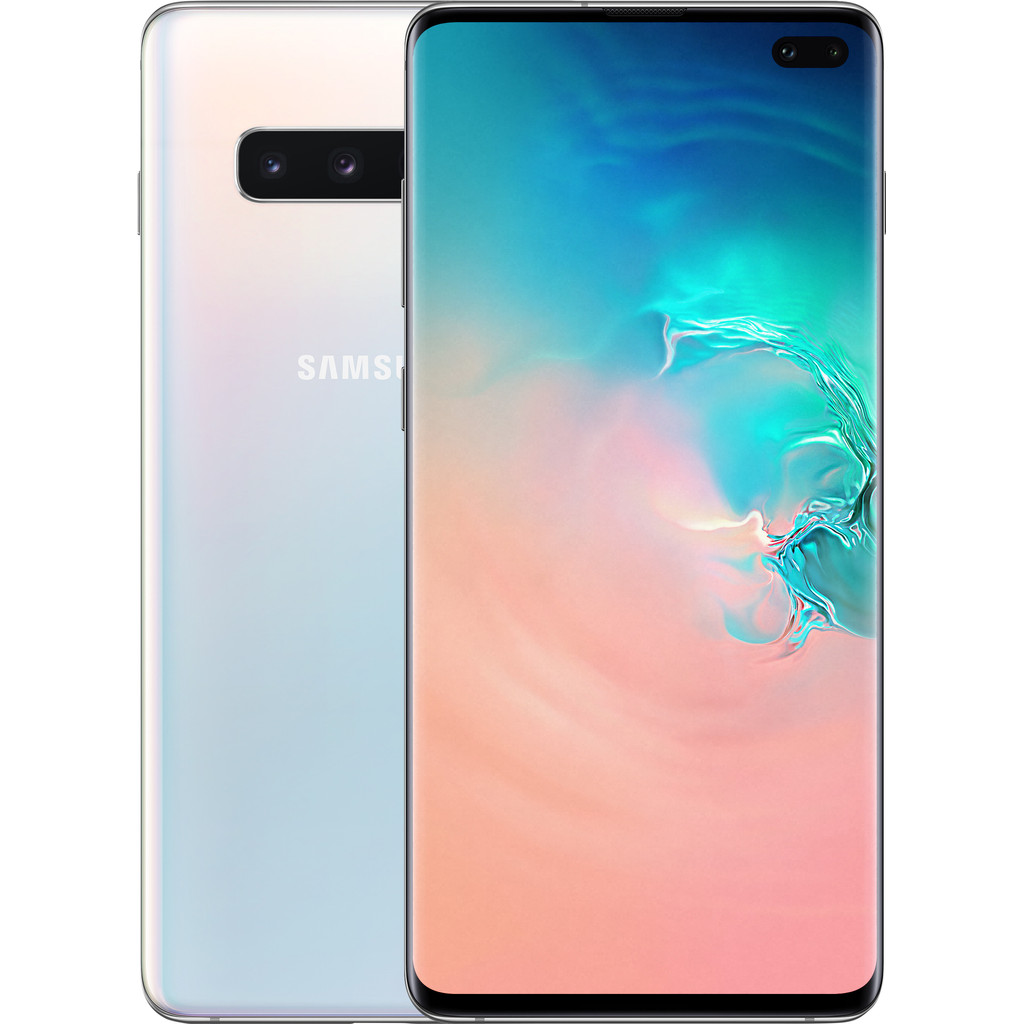 Samsung Galaxy S10 Plus 128 GB Wit-128 GB opslagcapaciteit 6,4 inch Quad HD scherm Android 9.0 Pie